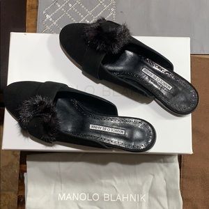 New Manolo Blahnik Mules size 36 (US 6)